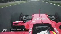 F1 2017 Mexican GP Sebastian Vettel Crashes Into Lewis Hamilton