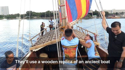 Philippine adventurers to set sail for China the old way
