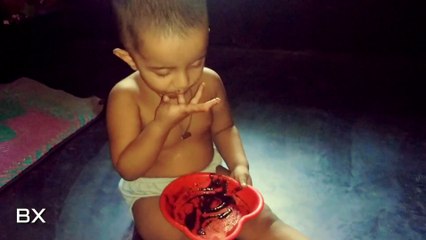 Funny Videos | Baby Sleeping time with food