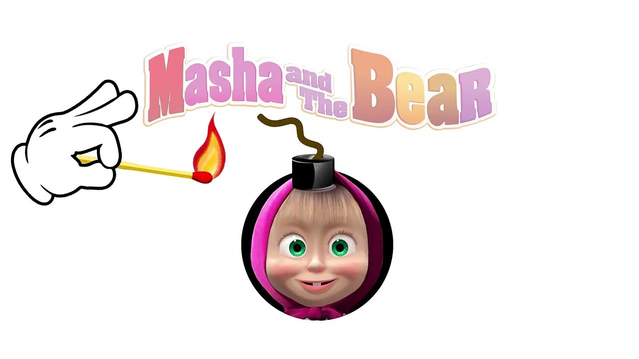 MASHA and the BEAR as a BOMB! Learn Colors for kids! Nursery Songs