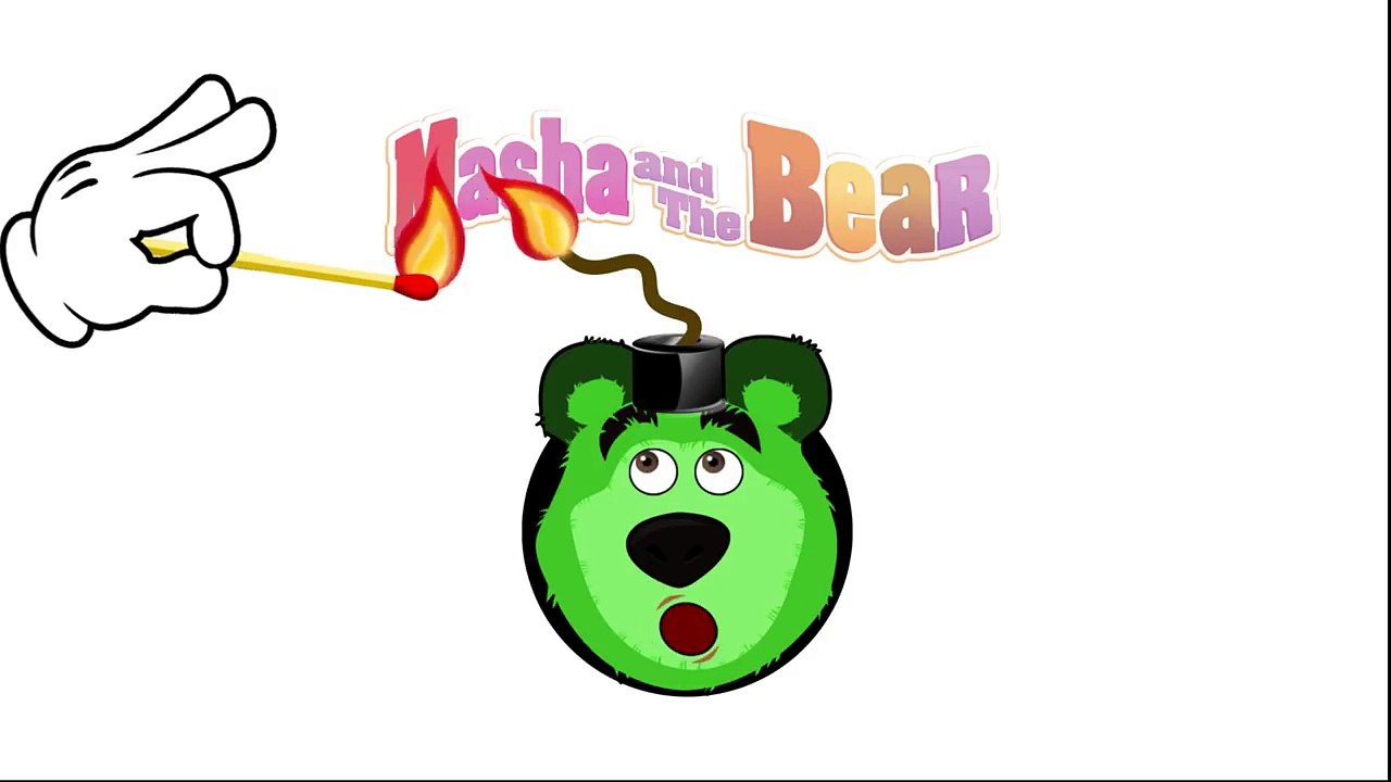 MASHA and the BEAR as a BOMB! Learn Colors! Finger Family!