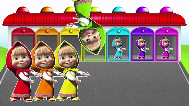 Masha and the Bear! Learn Colors! Video for kids and toddlers!