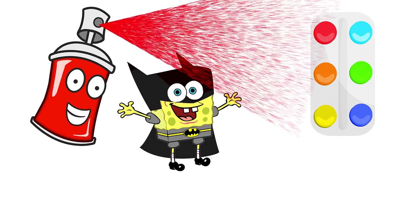 SURPRISE EGGS!!! SPONGEBOB vs BATMAN! Disney CARS MARVEL SpiderMan! Learn Colors!