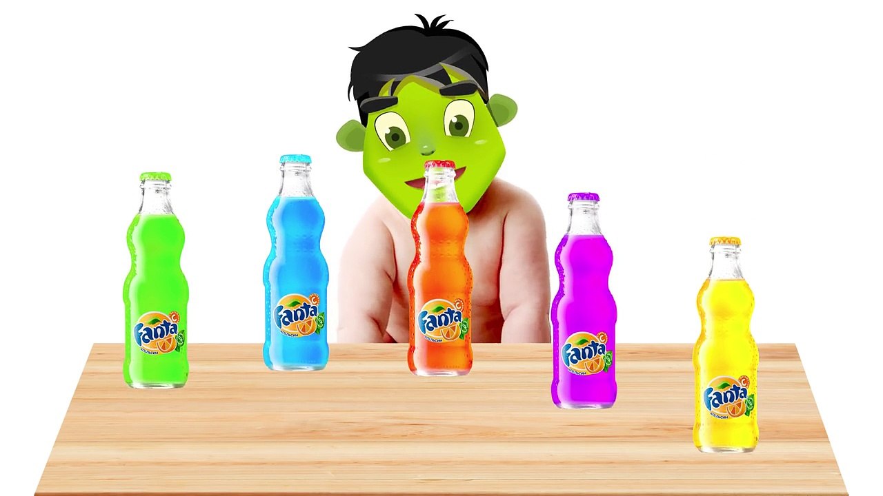 BABY HULK CRY with FANTA AND BATMAN! FINGER FAMILY! Video for kids!