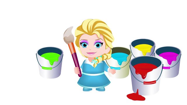 Baby Frozen Elsa! Masha and the Bear! Learn Colors! Colors for Toddlers! Finger Family!