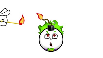 Joker as a BOMB! Spiderman! Learn Colors! Video for toddlers!