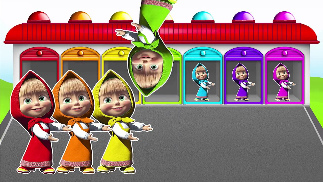 Masha and the Bear! Surprise Eggs! LEARN COLORS AND NUMBERS! Video for little kids!