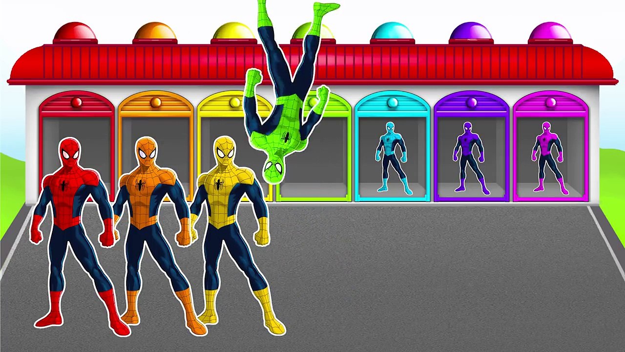SPIDERMAN! LEARN COLORS AND NUMBERS! Video for kids and toddlers! New episode!