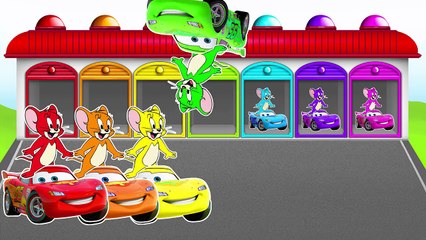 NEW McQueen with Tom & Jerry!!! LEARN COLORS AND NUMBERS! Video for kids and toddlers!