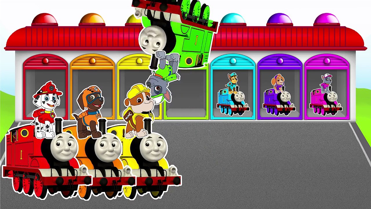 NEW THOMAS the TRAIN and PAW PATROL!!! LEARN COLORS AND NUMBERS! Video for kids and toddlers!