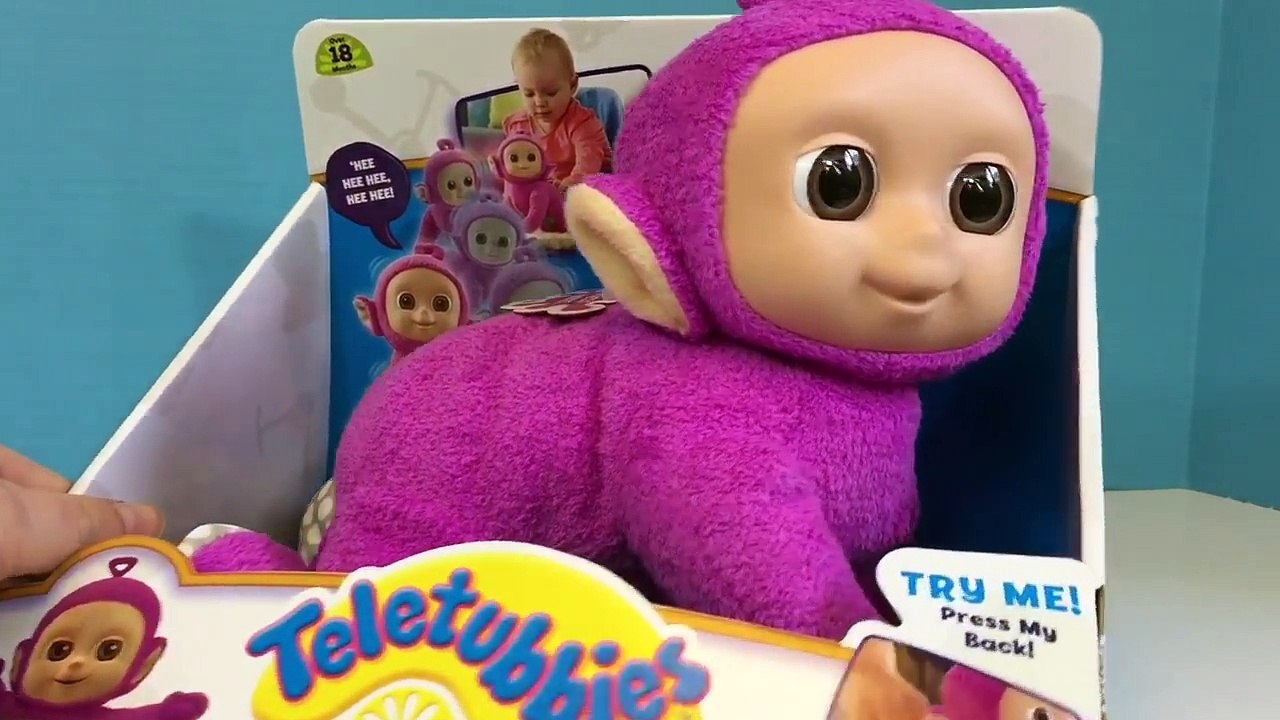 NEW TELETUBBIES Tiddlytubbies Shuffle 'n' Giggle Ping CRAWLING Soft Baby Toy Opening!!-1uFUBRA1MJQ