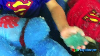 Gelli Baff Bath Kid playtime in bath goo Giant Balloon Pop Surprise Toys Disney Cars Toys Spiderman