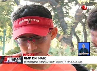 UMP DKI 2018 Naik 8,71 Persen Dibanding Tahun Lalu