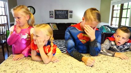 Frozen Elsa vs Disney Princess GIANT CHOCOLATE FOUNTAIN! + Candy, Spiderman, Superman Surprise Funny