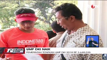 Anies-Sandi Tetapkan UMP Jakarta 2018 Rp 3,6 Juta