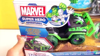 Super Hero Adventures La Camioneta de Hulk y Silver Surfer