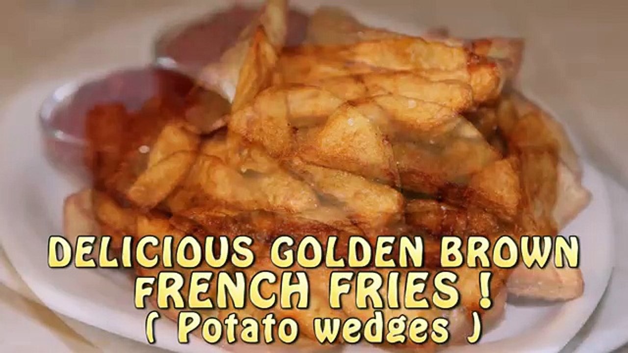 Fried Potato Wedges Recipe ( French Fries Recipe )