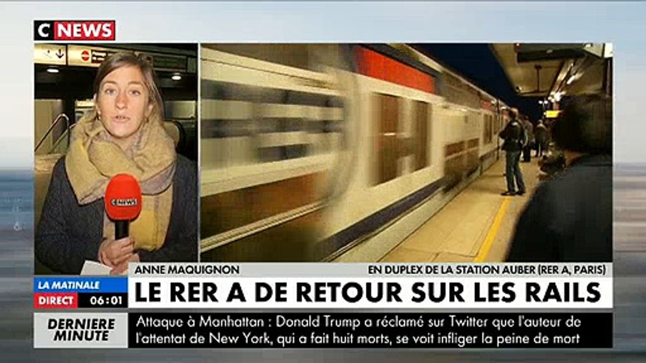 Le trafic du RER A coupé depuis lundi entre les...