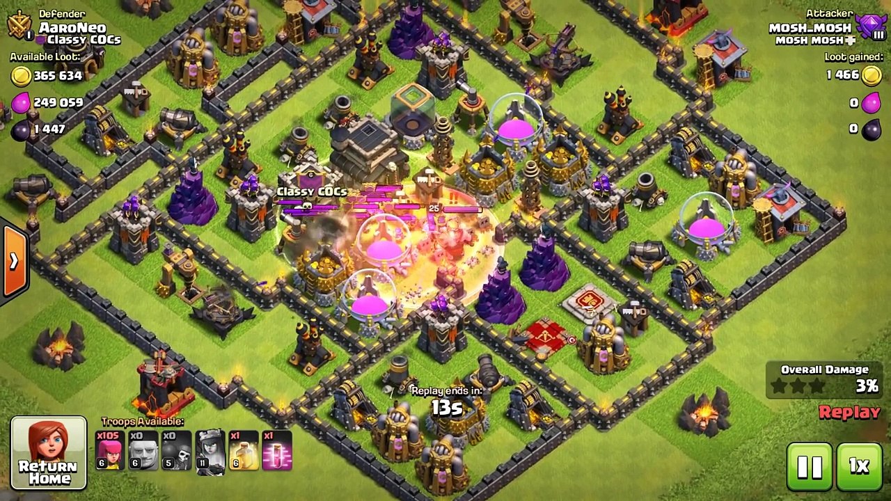 Town Hall 9 (TH9) Troll Base 2016 + REPLAYS *NEXT LEVEL TROLLING* Clash of Clans CoC Setup #1