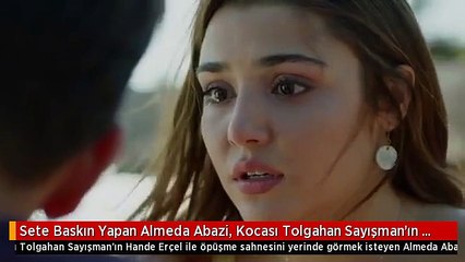 Sete Baskın Yapan Almeda Abazi, Kocası Tolgahan Sayışman'ın Öpüşmesini İzledi