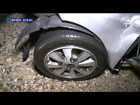 운전 중에 볼펜 주우려다…일가족 참변