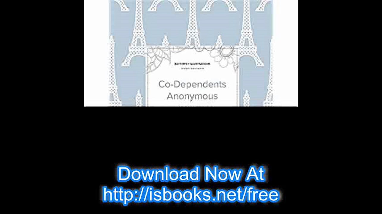 Adult Coloring Journal Co-Dependents Anonymous (Butterfly Illustrations, Eiffel Tower)