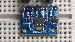 Arduino #13 - 3 axis Accelerometer ADXL 345 - Robots, Quadcopters, etc.