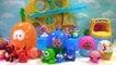 Best Learning Colors Video for Children with Bubble Guppies Stacking Cup and School Bus