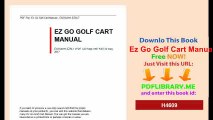 Ez Go Golf Cart Manual