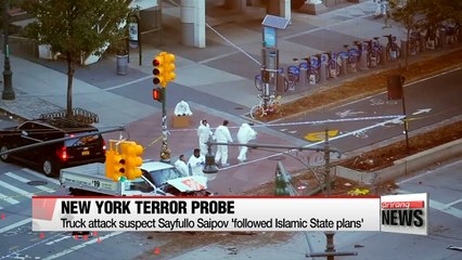 New York truck attack suspect charged with terrorism