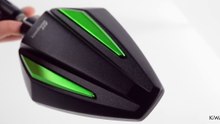 Motorcycle Mirrors Achilles Green Fairing Mount for Sports Bike Magazi | KiWAV