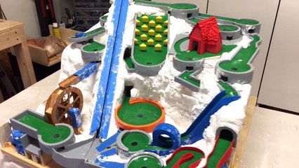 Mini Golf Marble Machine Build, Part 16 (Walls and Ground Paint)
