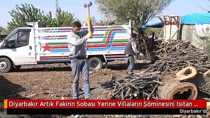 Diyarbakır Artık Fakirin Sobası Yerine Villaların Şöminesini Isıtan Odunu Satan Oduncular Dertli