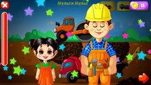 Dump Truck, Crane and Excavator - Diggers and Builder - Cartoons Truck Videos for Children