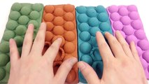 How To Make Kinetic Sand Block Brick Learn Colors Glitter Slime DIY
