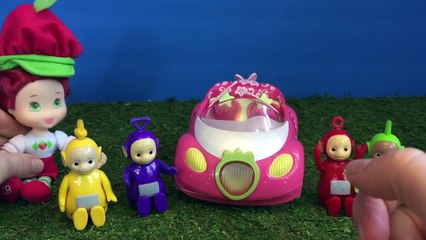 TELETUBBIES RIDE Strawberry Shortcake Remote Control Toy Car!-bekgiZSHHVc
