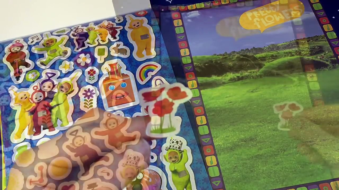 TELETUBBIES Sticker Activity Pad Opening!-F7e9MWFEv6A