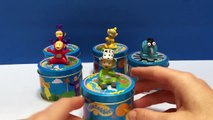 TELETUBBIES Tins RAINBOW Gumball Counting!-TrUYM24FEOs