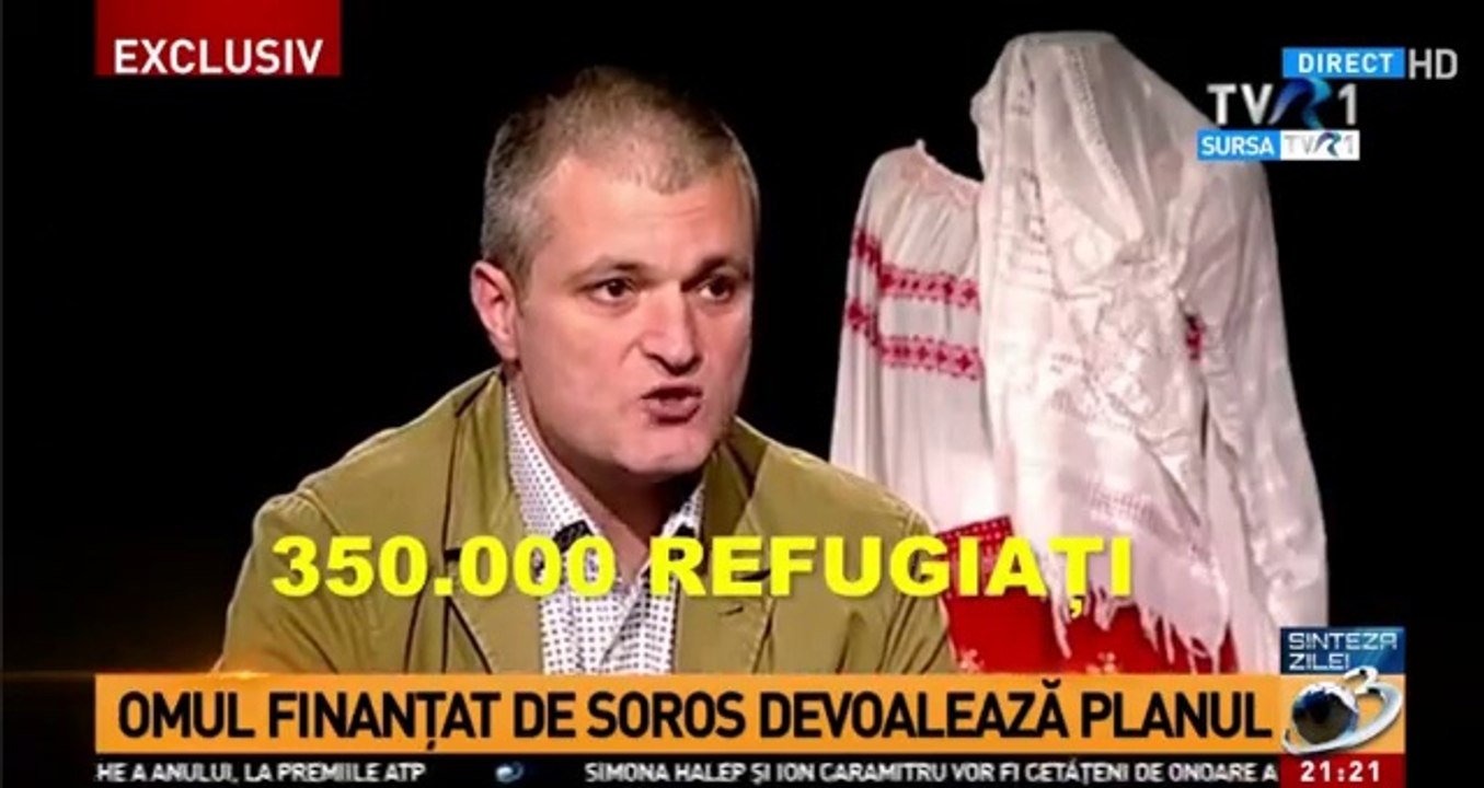 CODRU VRABIE, MILIONUL DE REFUGIATI si PLANURILE LUI SOROS
