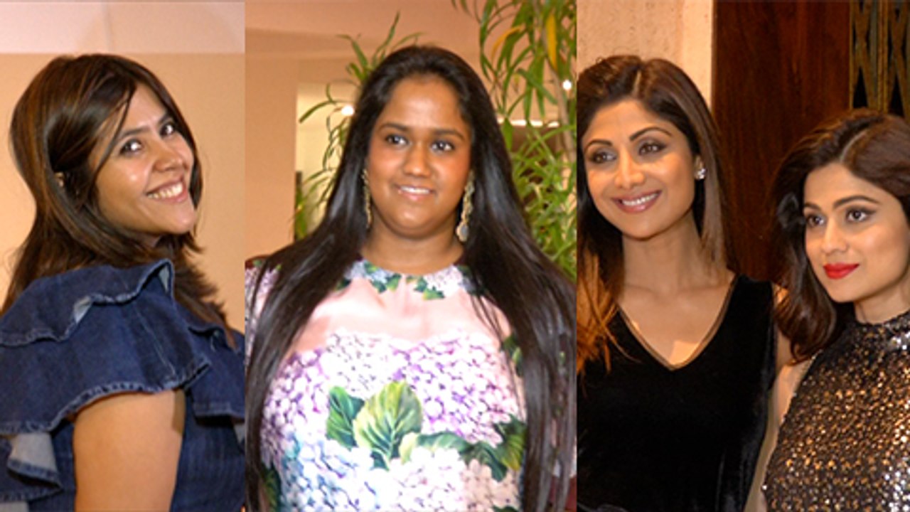 Shilpa Shetty, Arpita Khan, Shamita Shetty & Stars At Manish Malhotra Party
