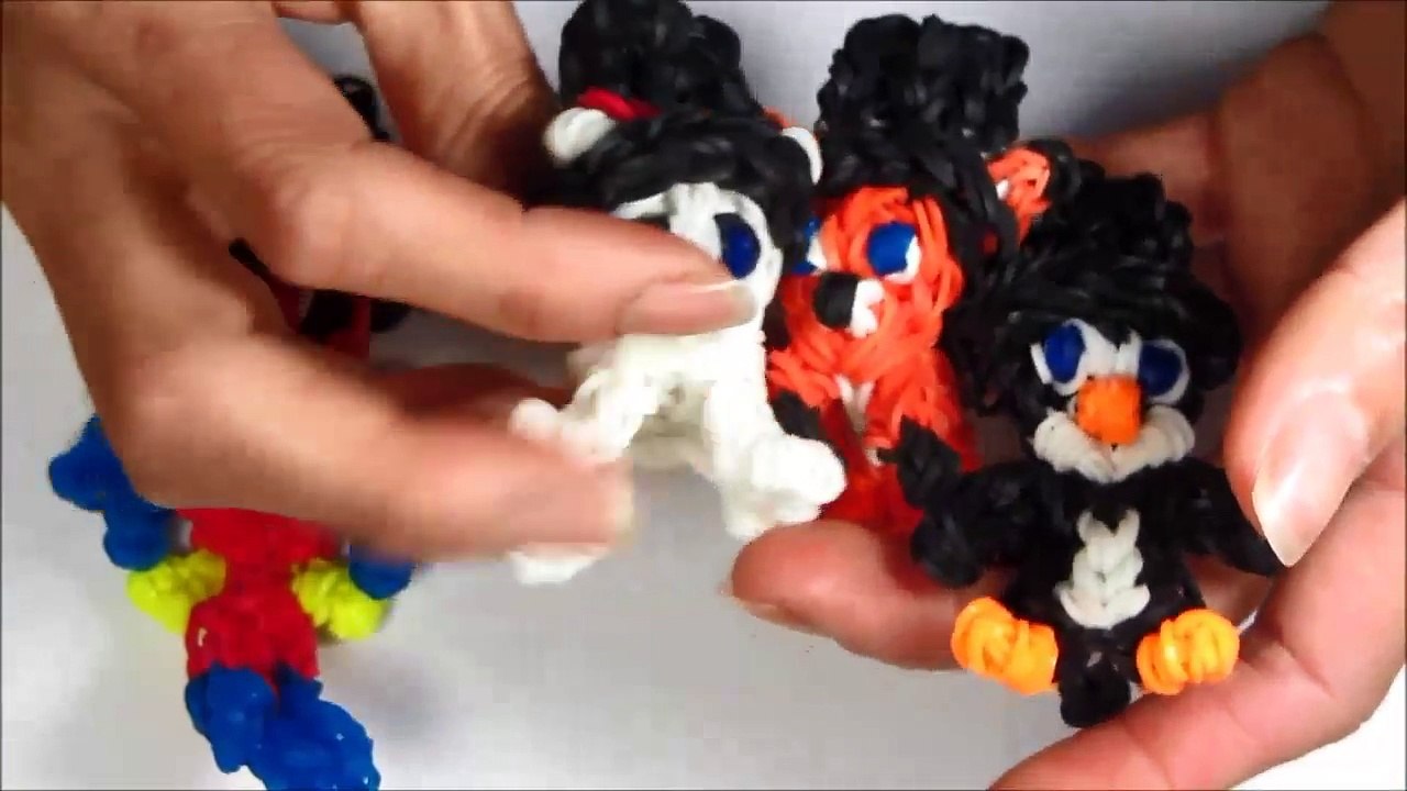 Rainbow Loom (EASY): TOP HAT Charm ( 3D - can be worn by other charms): Tutorial (DIY Mommy)
