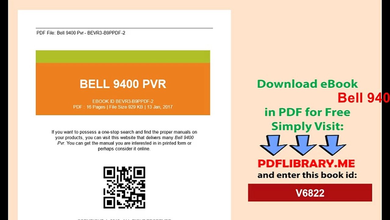 Bell 9400 Pvr