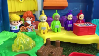TELETUBBIES Toys Camping In Little People Van!-3WUyamSKjN0