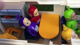 TELETUBBIES Toys Camping In Playmobil Motorhome Van!-tJVUuQQvU3k