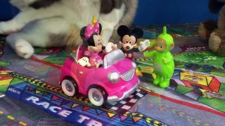 TELETUBBIES Toys Car Racetrack Reading Game with Mickey Mouse!-dVHzTM85GVA