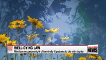 New 'well-dying law' allows individuals to die with dignity
