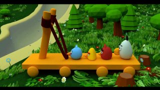 PIG STEALS EGGS FROM ANGRY BIRD AND THEY FIGHT(NEW 2016)