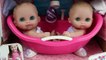 Twin Baby Dolls Bathtime Lil Cutesies Babies Bathtube w/ Shower How to Bath a Baby Doll Toy Videos
