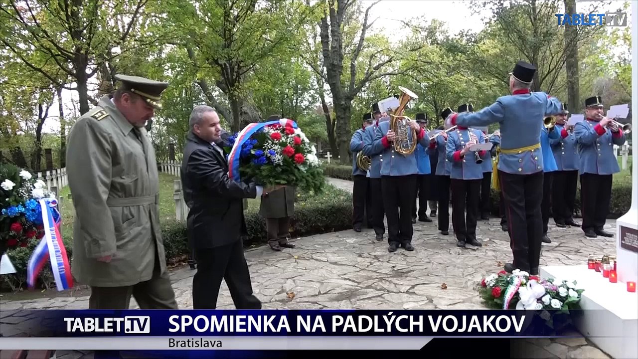 Bratislava: Na vojenskom cintoríne v Petržalke sa uskutočnila pietna spomienka