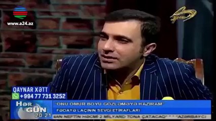 Fədayə Laçın sevgilisi "Qoca" üçün efirdə ağladı